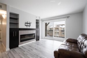 Interior of 2-bedroom condo at 317-235 Bridgland Drive S Winnipeg